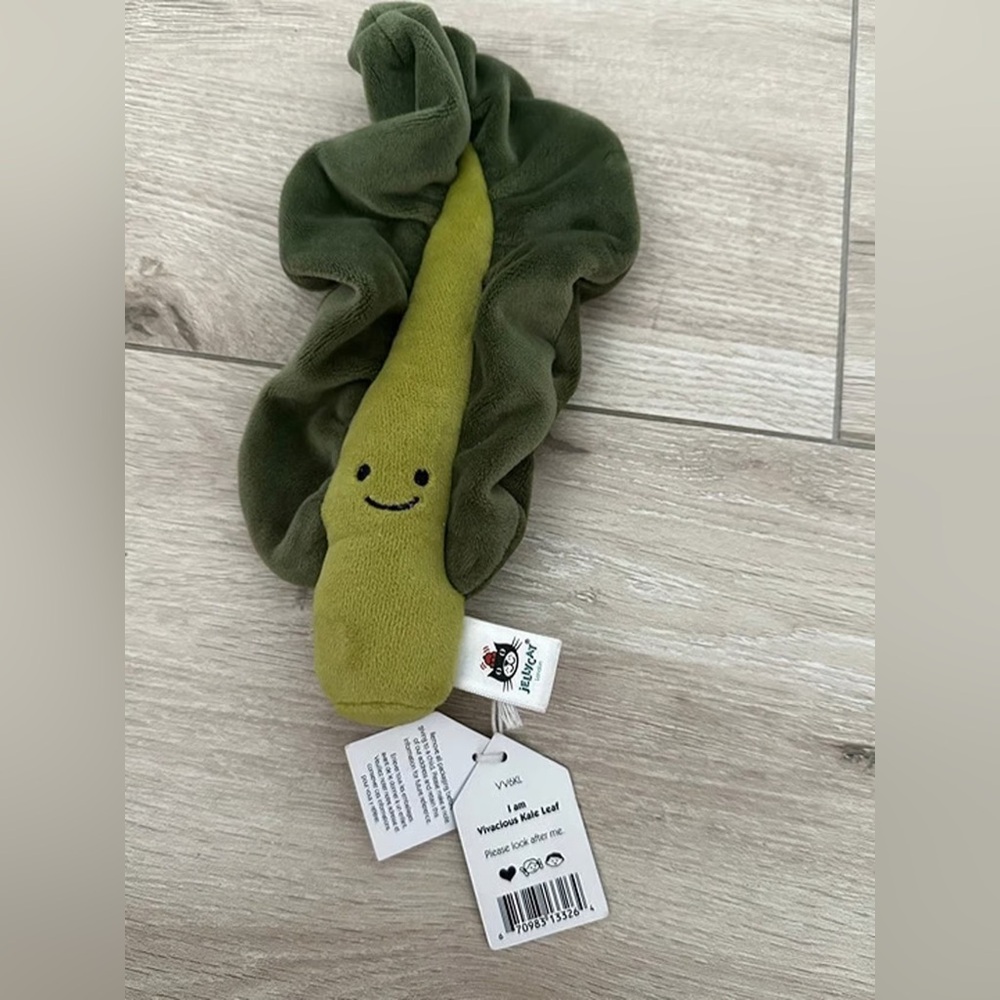Jellycat Vivacious Vegetable Kale Leaf Retired